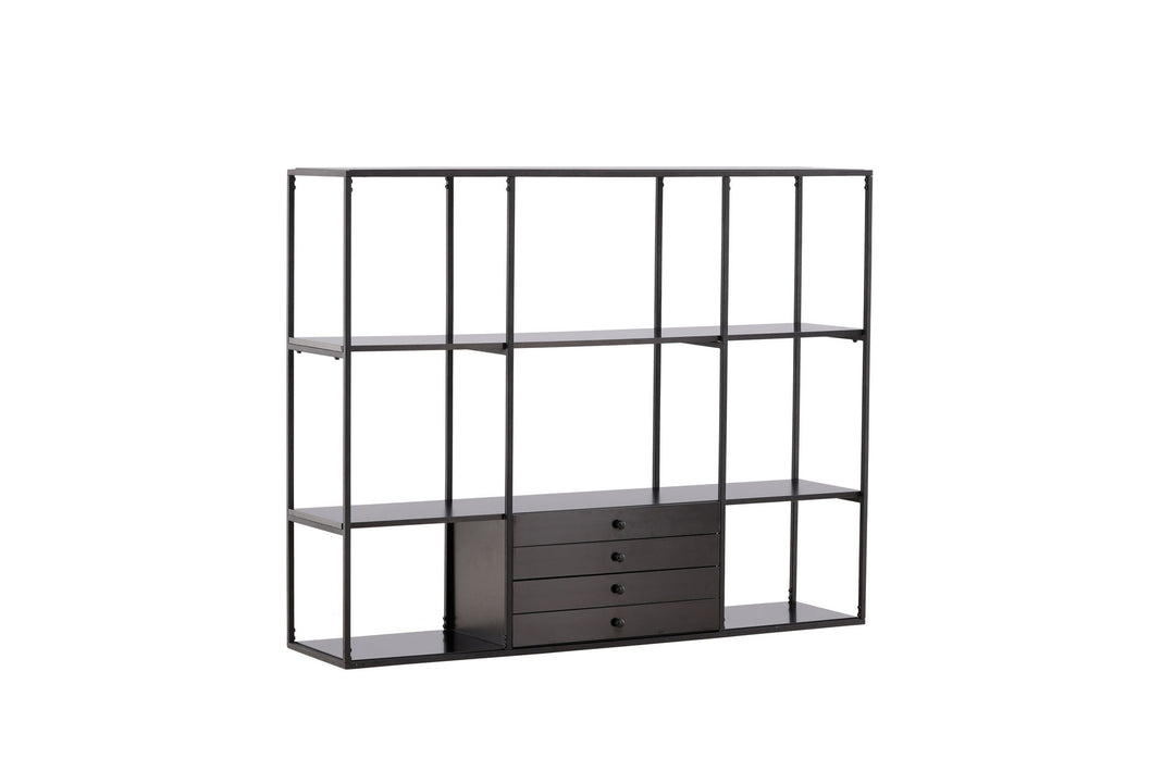 Venture Home Amaraillo Storage - Black / Metal / MDF