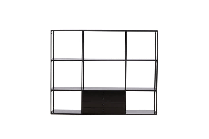 Venture Home Amaraillo Storage - Black / Metal / MDF