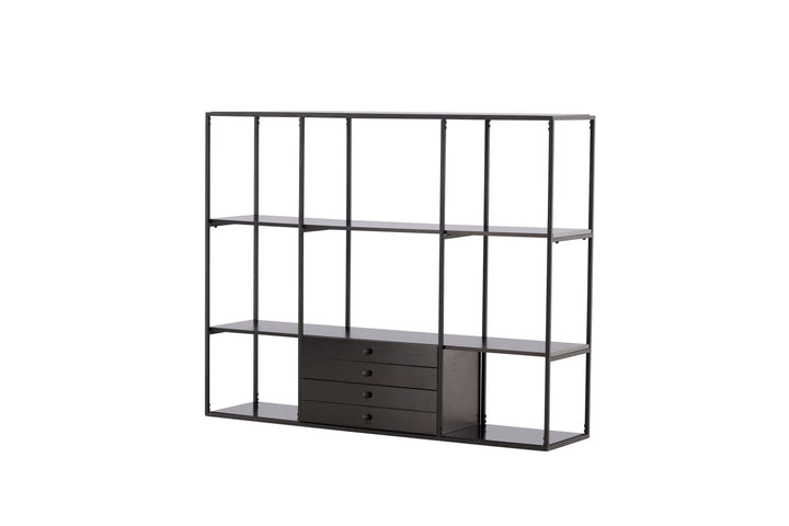 Venture Home Amaraillo Storage - Black / Metal / MDF