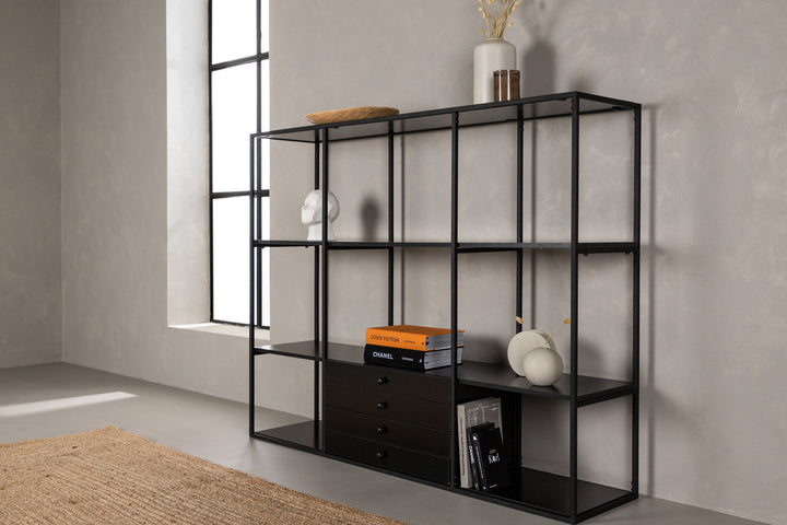 Venture Home Amaraillo Storage - Black / Metal / MDF