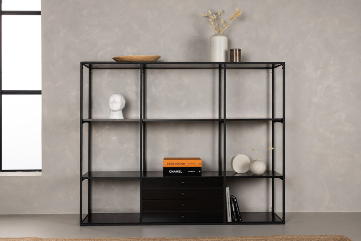 Venture Home Amaraillo Storage - Black / Metal / MDF