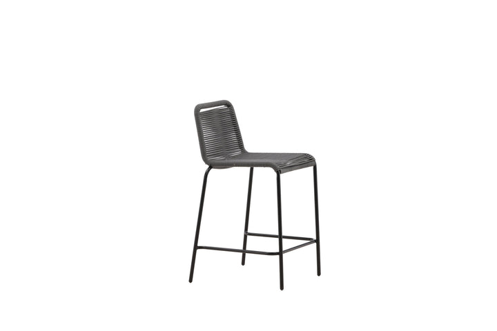 Venture Home Lindos Barchair 2-pack Steel - Black / Dark Grey