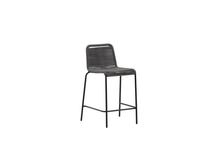 Venture Home Lindos Barchair 2-pack Steel - Black / Dark Grey