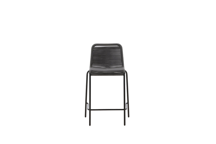 Venture Home Lindos Barchair 2-pack Steel - Black / Dark Grey