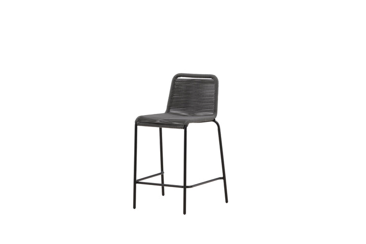 Venture Home Lindos Barchair 2-pack Steel - Black / Dark Grey