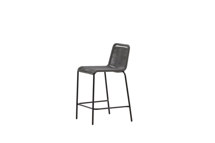 Venture Home Lindos Barchair 2-pack Steel - Black / Dark Grey