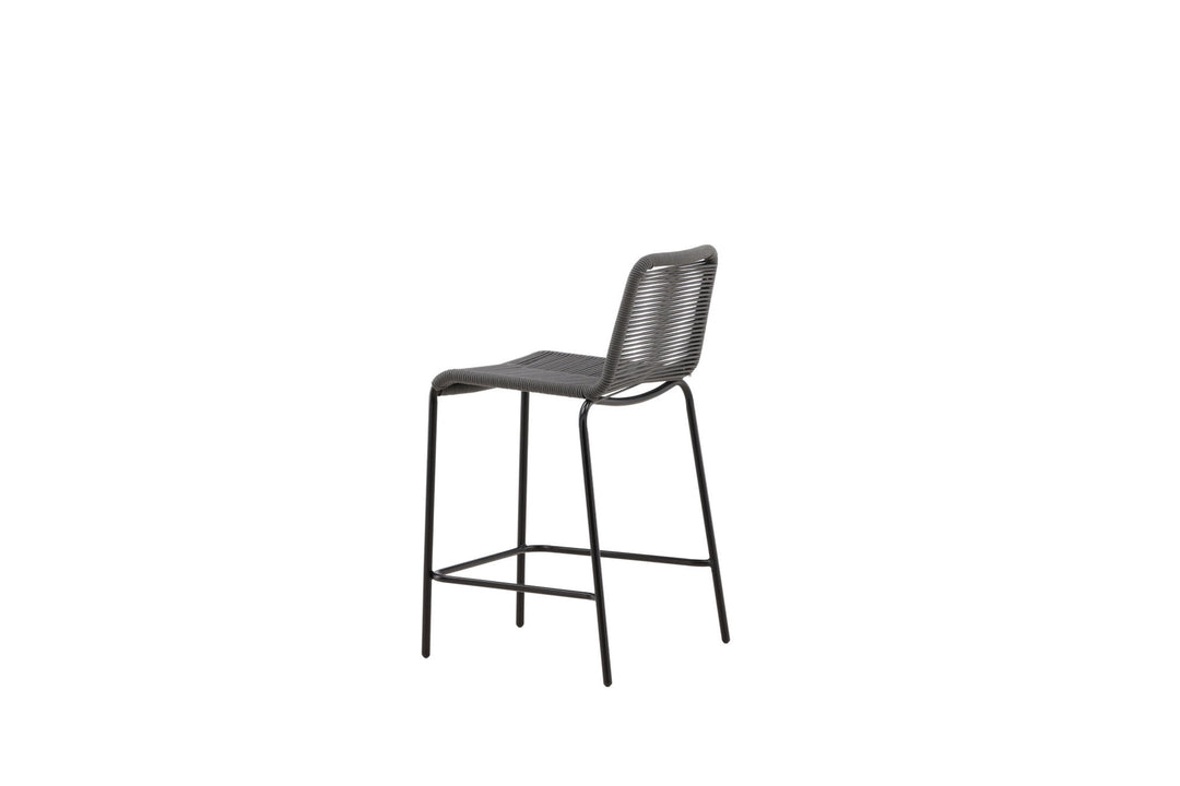 Venture Home Lindos Barchair 2-pack Steel - Black / Dark Grey