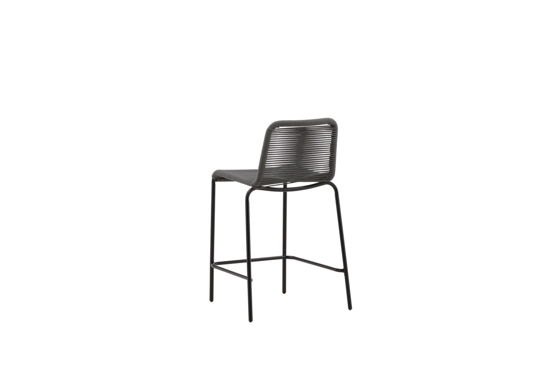Venture Home Lindos Barchair 2-pack Steel - Black / Dark Grey