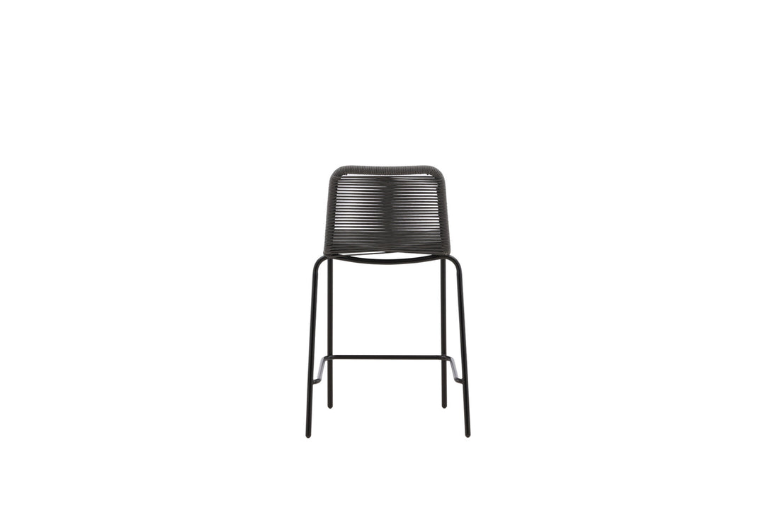 Venture Home Lindos Barchair 2-pack Steel - Black / Dark Grey