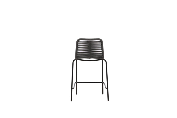 Venture Home Lindos Barchair 2-pack Steel - Black / Dark Grey
