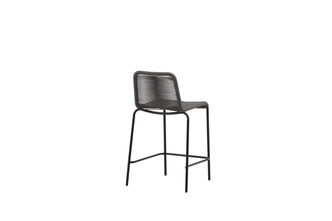 Venture Home Lindos Barchair 2-pack Steel - Black / Dark Grey