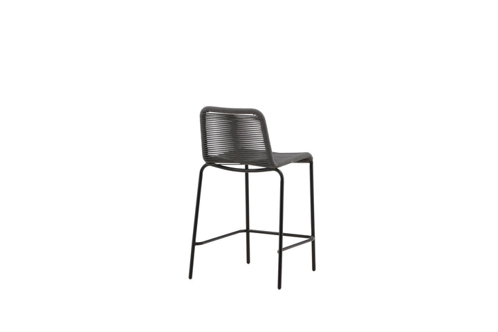 Venture Home Lindos Barchair 2-pack Steel - Black / Dark Grey