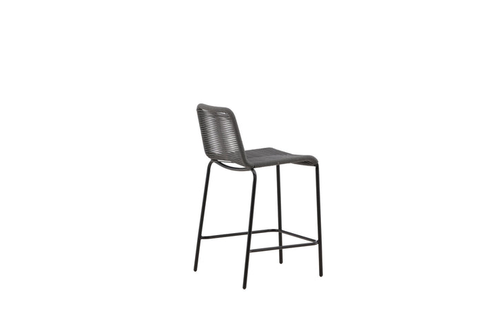 Venture Home Lindos Barchair 2-pack Steel - Black / Dark Grey