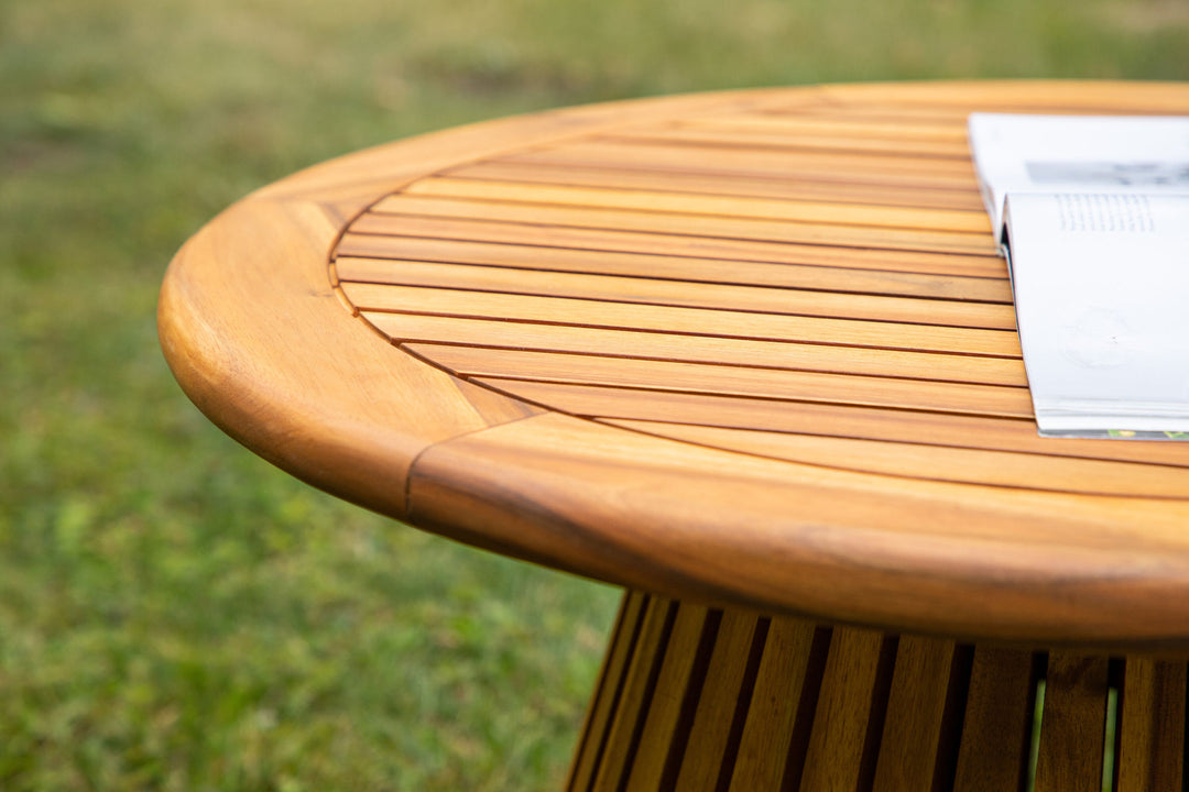 Venture Home Lumpur Sofa Table Acacia - Teaklook / Round ø70**40