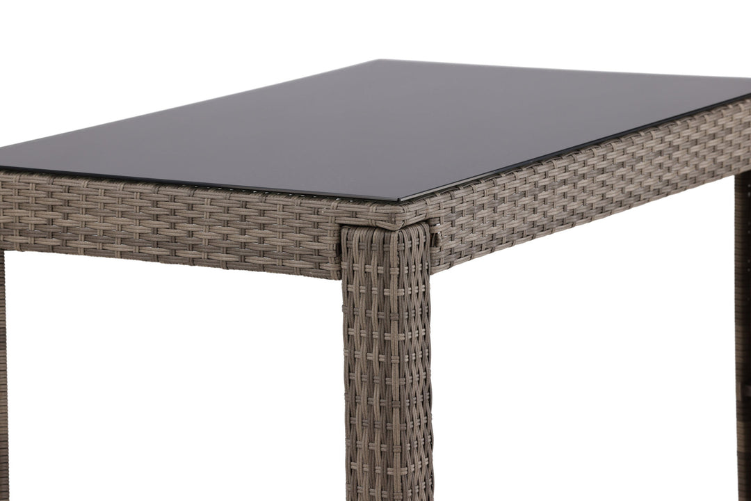 Venture Home Alo Bartable Steel -  Grey Wicker Rectangular 60,5