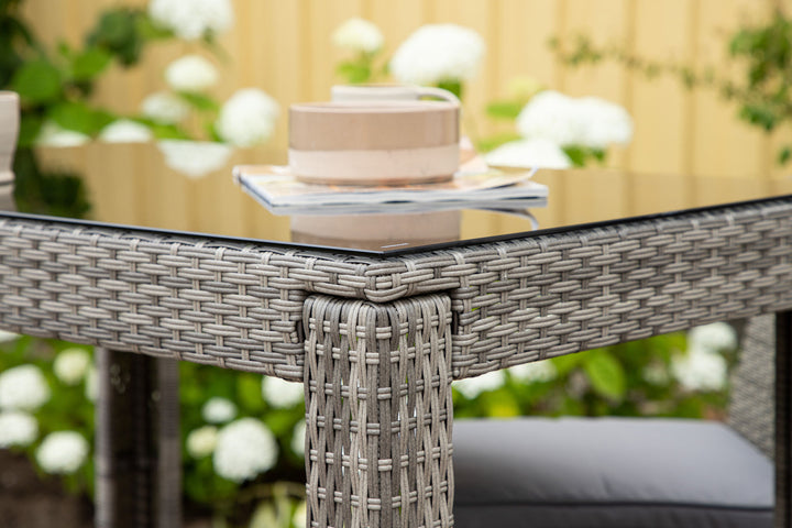Venture Home Alo Bartable Steel -  Grey Wicker Rectangular 60,5