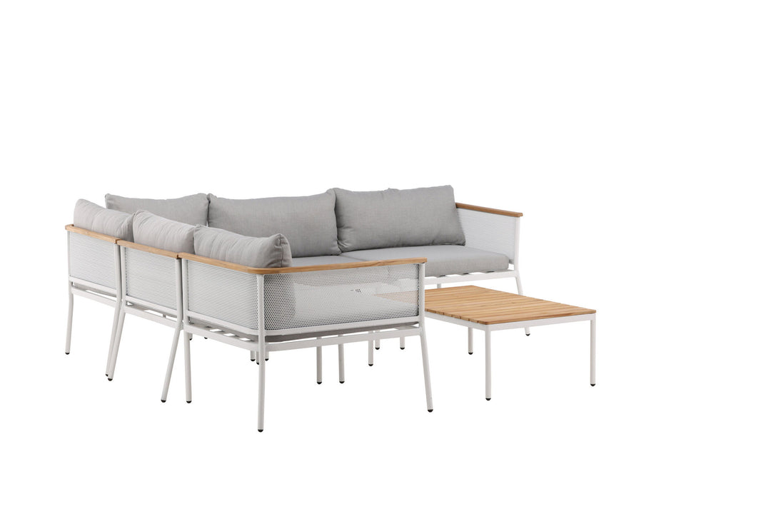 Venture Home Nettan Loungeset Steel - White / Light Grey