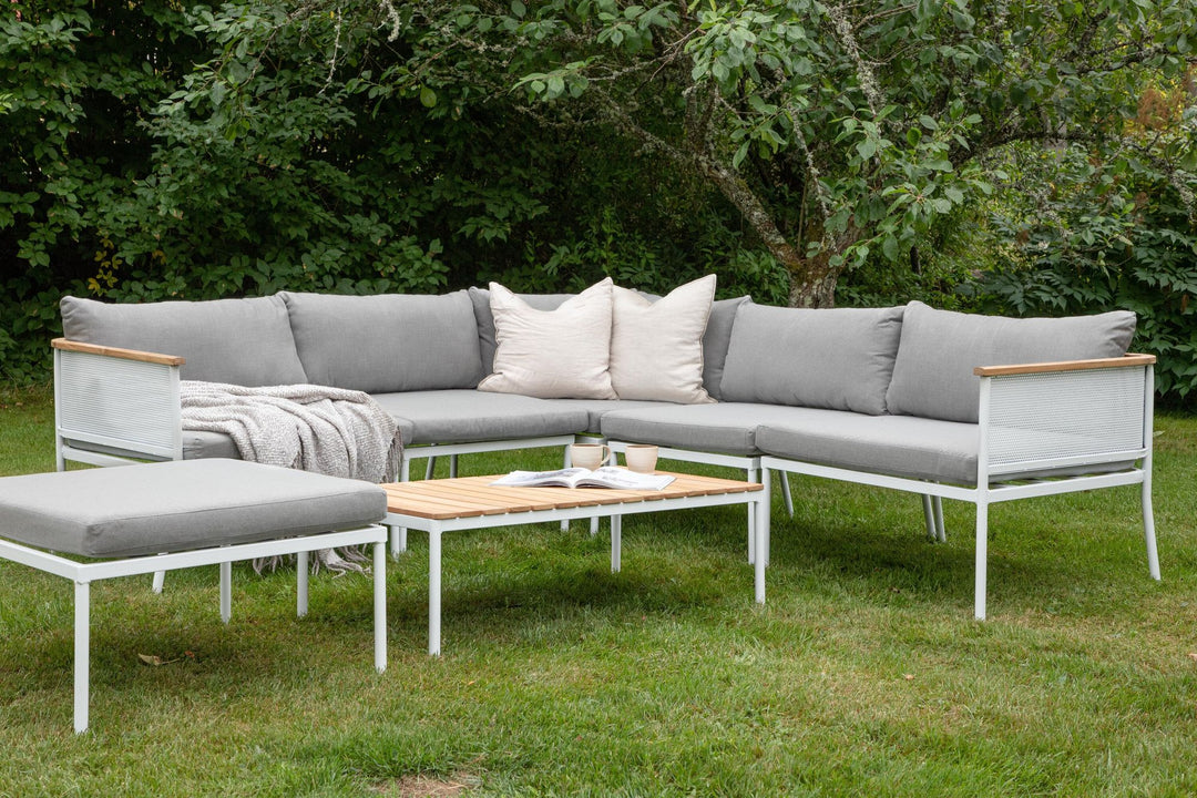 Venture Home Nettan Loungeset Steel - White / Light Grey