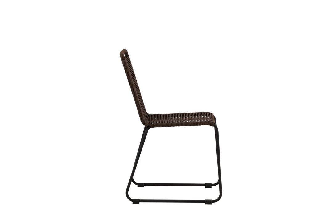 Venture Home Lindos Diningchair 2-pack Aluminium - Black /