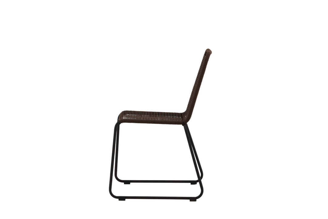 Venture Home Lindos Diningchair 2-pack Aluminium - Black /