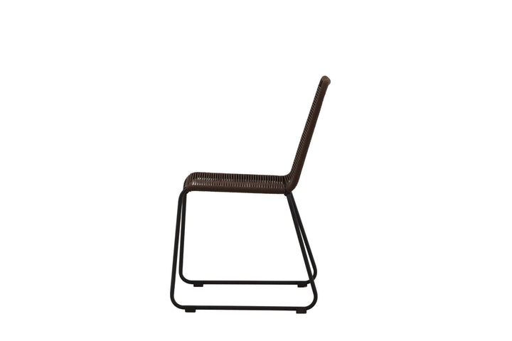 Venture Home Lindos Diningchair 2-pack Aluminium - Black /