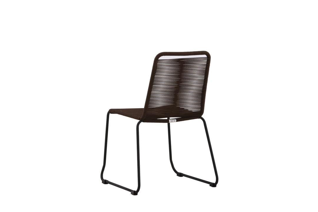 Venture Home Lindos Diningchair 2-pack Aluminium - Black /