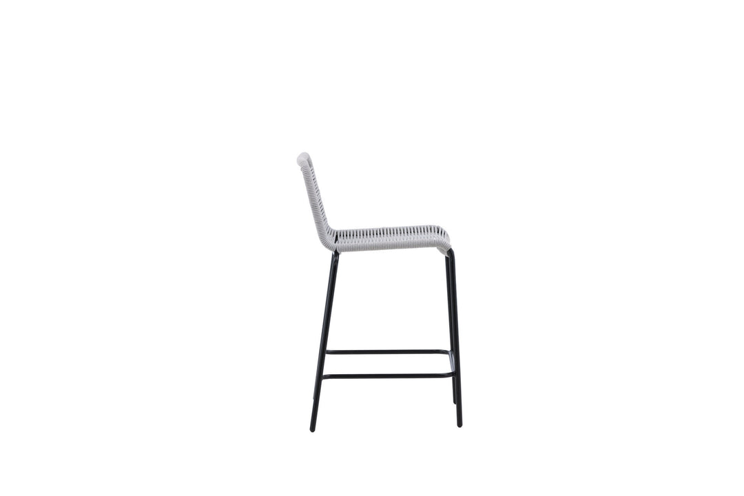 Venture Home Lindos Barchair 2-pack Steel - Black / Light Grey