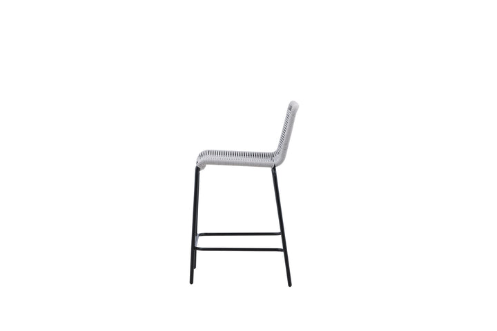 Venture Home Lindos Barchair 2-pack Steel - Black / Light Grey