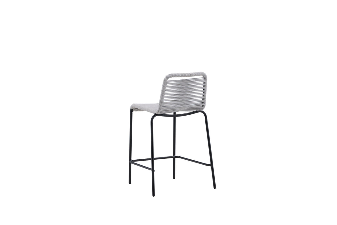 Venture Home Lindos Barchair 2-pack Steel - Black / Light Grey