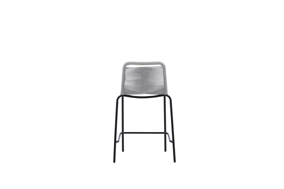 Venture Home Lindos Barchair 2-pack Steel - Black / Light Grey