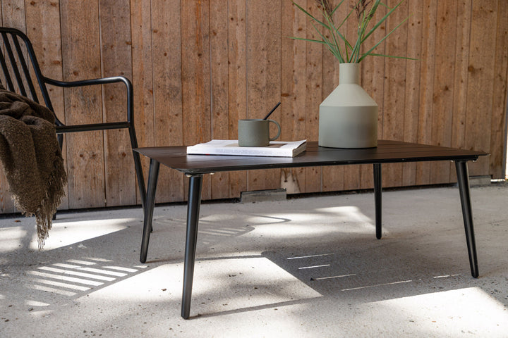 Venture Home Lina Sofatable Aluminium - Black / Rectangular 60*100*
