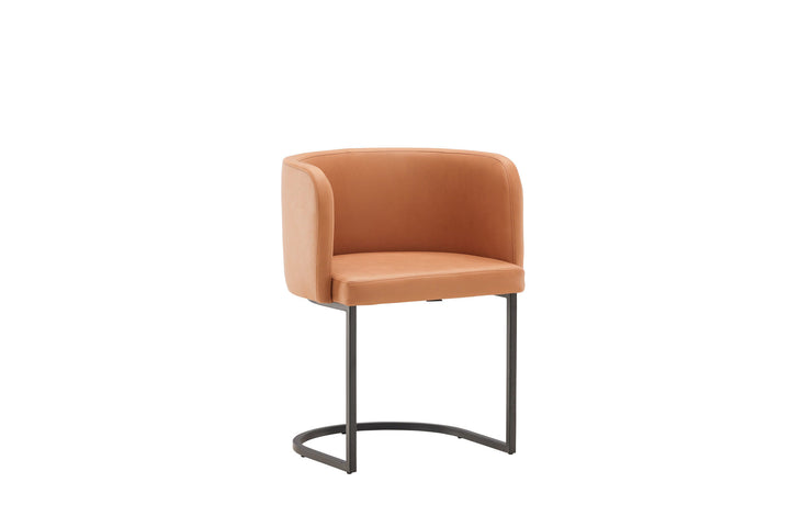 Furniture Fashion Simrishamn Dining Chair - Black / Brown TC-fabric