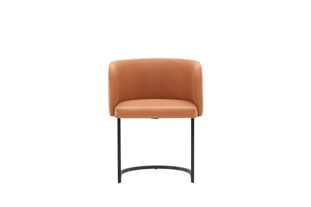 Furniture Fashion Simrishamn Dining Chair - Black / Brown TC-fabric