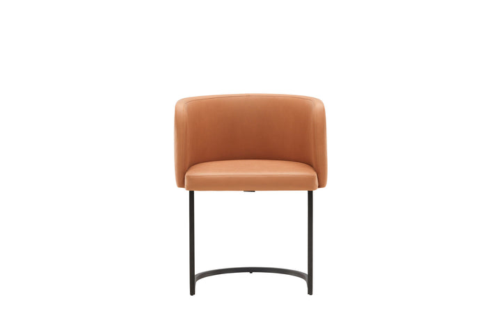 Furniture Fashion Simrishamn Dining Chair - Black / Brown TC-fabric