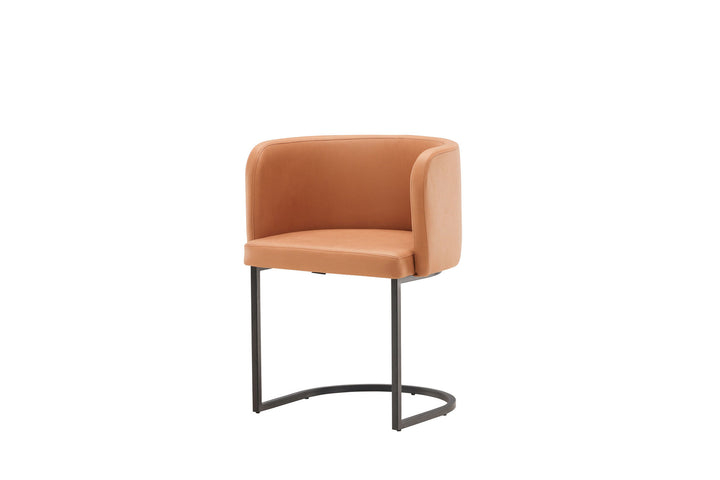 Furniture Fashion Simrishamn Dining Chair - Black / Brown TC-fabric