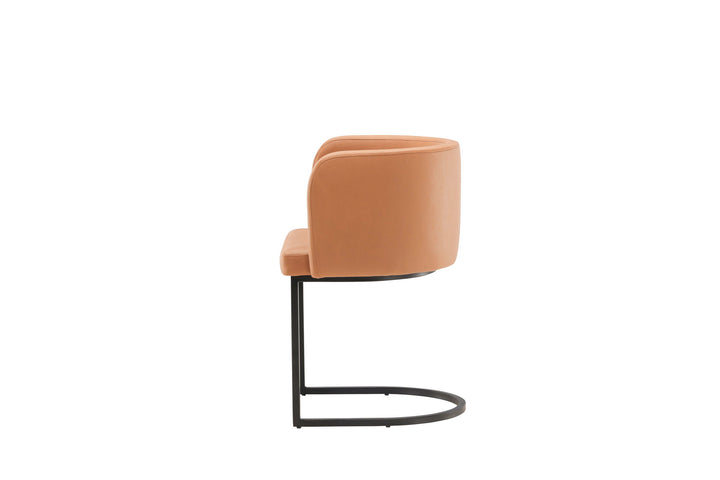 Furniture Fashion Simrishamn Dining Chair - Black / Brown TC-fabric