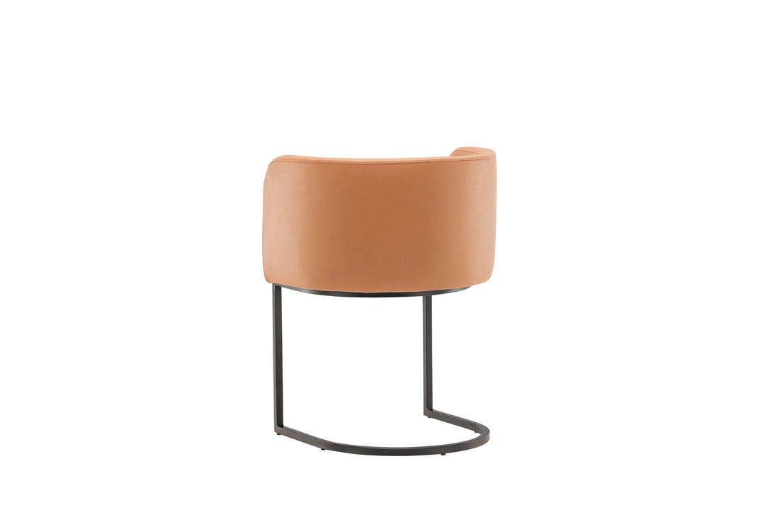 Furniture Fashion Simrishamn Dining Chair - Black / Brown TC-fabric