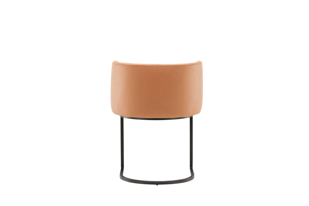 Furniture Fashion Simrishamn Dining Chair - Black / Brown TC-fabric