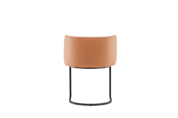 Furniture Fashion Simrishamn Dining Chair - Black / Brown TC-fabric