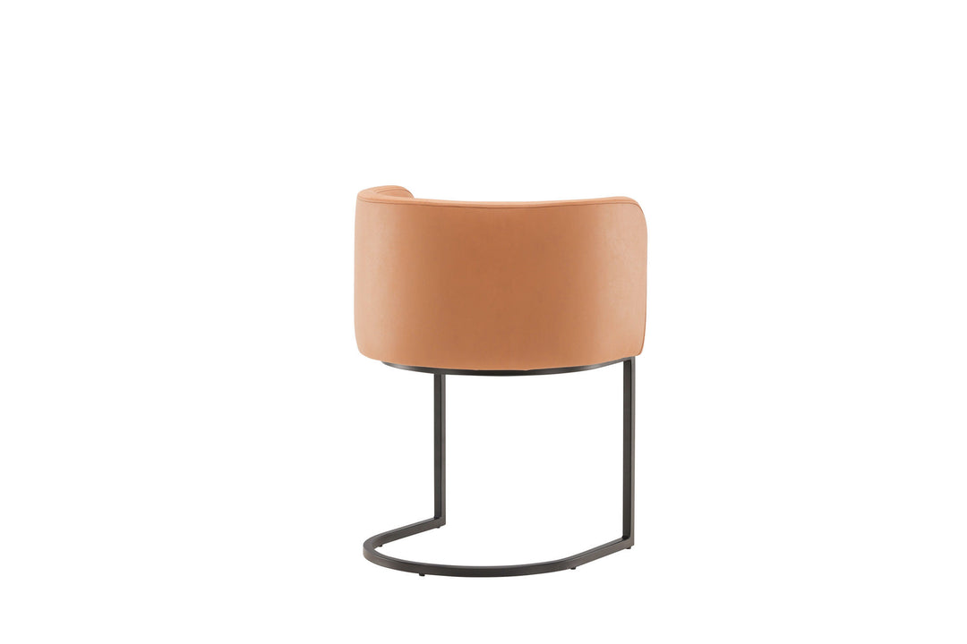 Furniture Fashion Simrishamn Dining Chair - Black / Brown TC-fabric