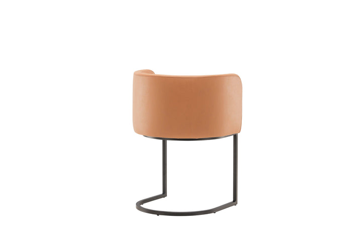 Furniture Fashion Simrishamn Dining Chair - Black / Brown TC-fabric
