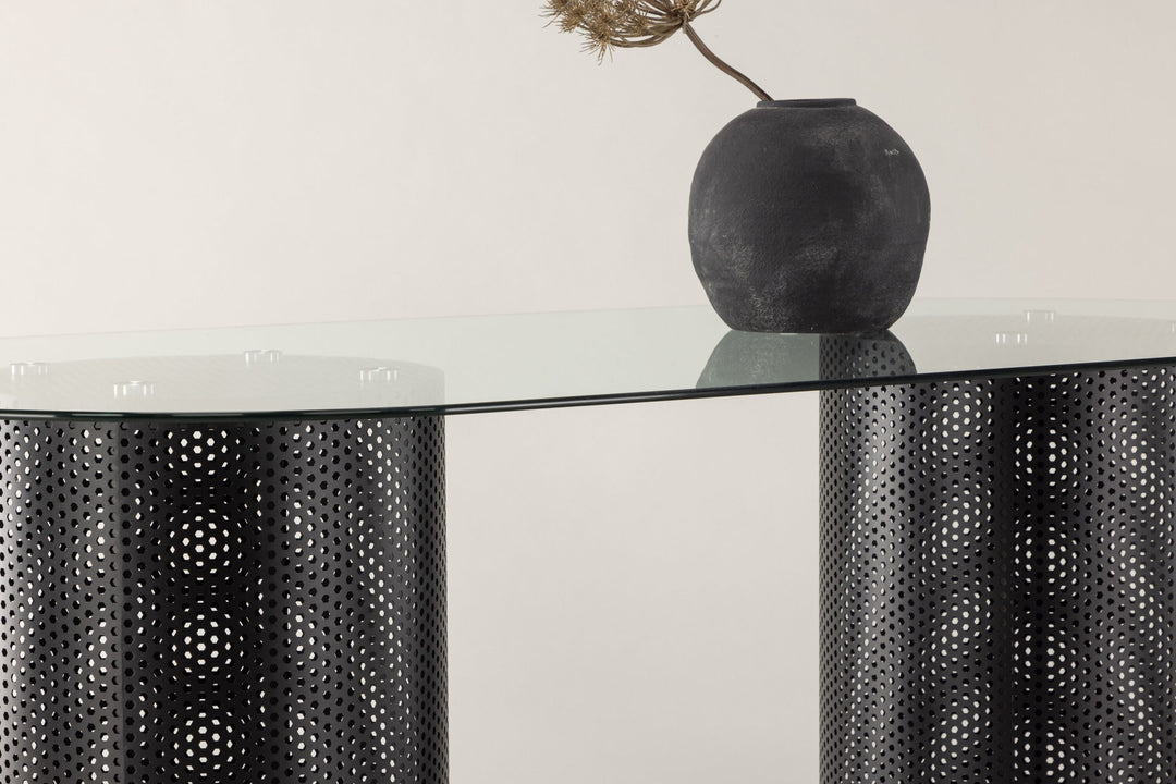 Vind Glasgow x Josefin Lustig - Dining Table  - Black /  Glass