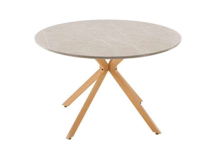 Venture Home Piazza Dining Table - Natural / Grey Spraystone
