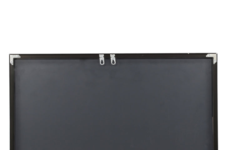 Venture Home Lake Small Mirror - Black / Clear Mirror glass