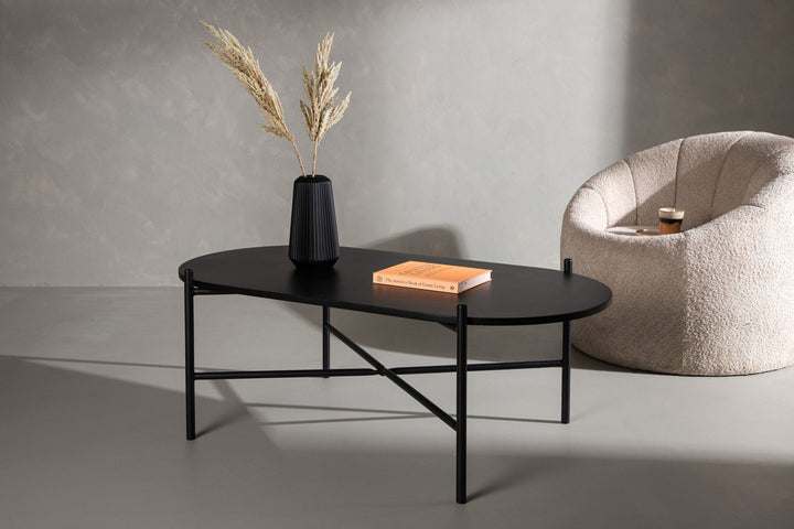 Venture Home Pueblo Sofa Table - Black / Black MDF
