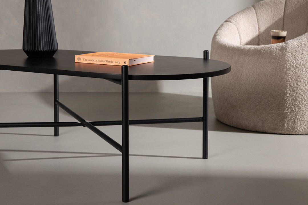 Venture Home Pueblo Sofa Table - Black / Black MDF
