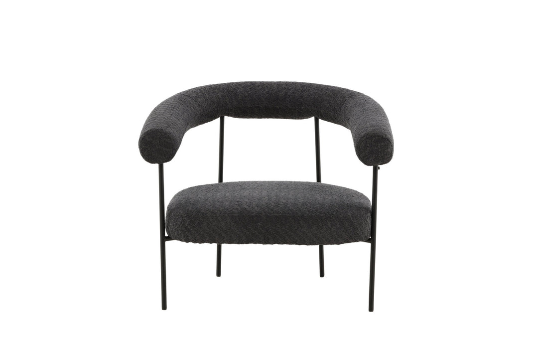 Vind Hökåsen x Josefin Lustig - Arm Chair - Dark Grey Boucle
