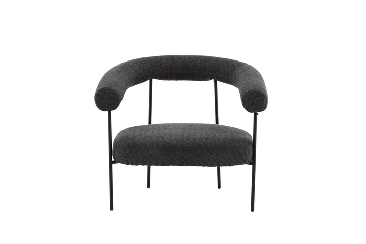Vind Hökåsen x Josefin Lustig - Arm Chair - Dark Grey Boucle