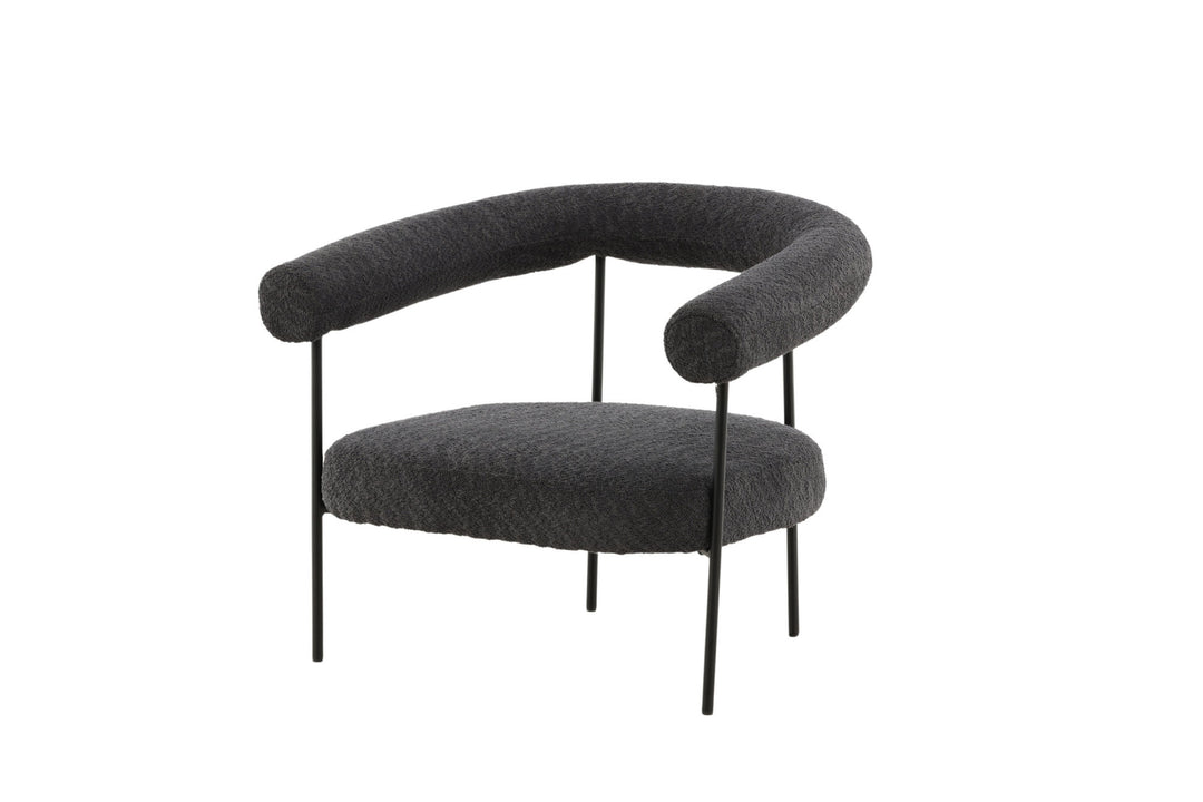 Vind Hökåsen x Josefin Lustig - Arm Chair - Dark Grey Boucle
