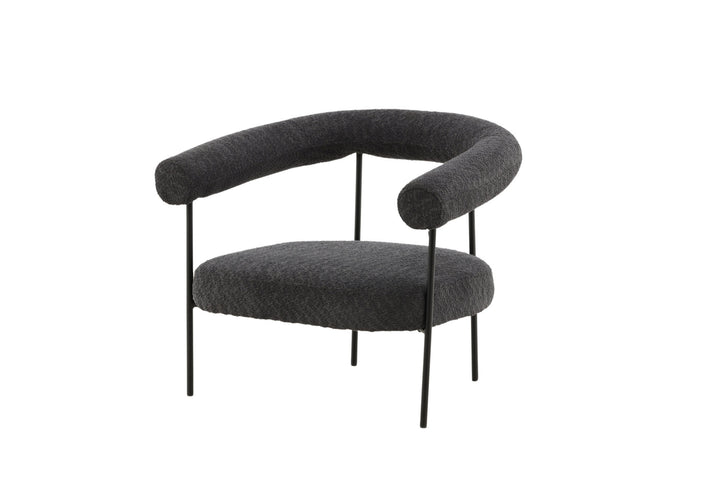 Vind Hökåsen x Josefin Lustig - Arm Chair - Dark Grey Boucle
